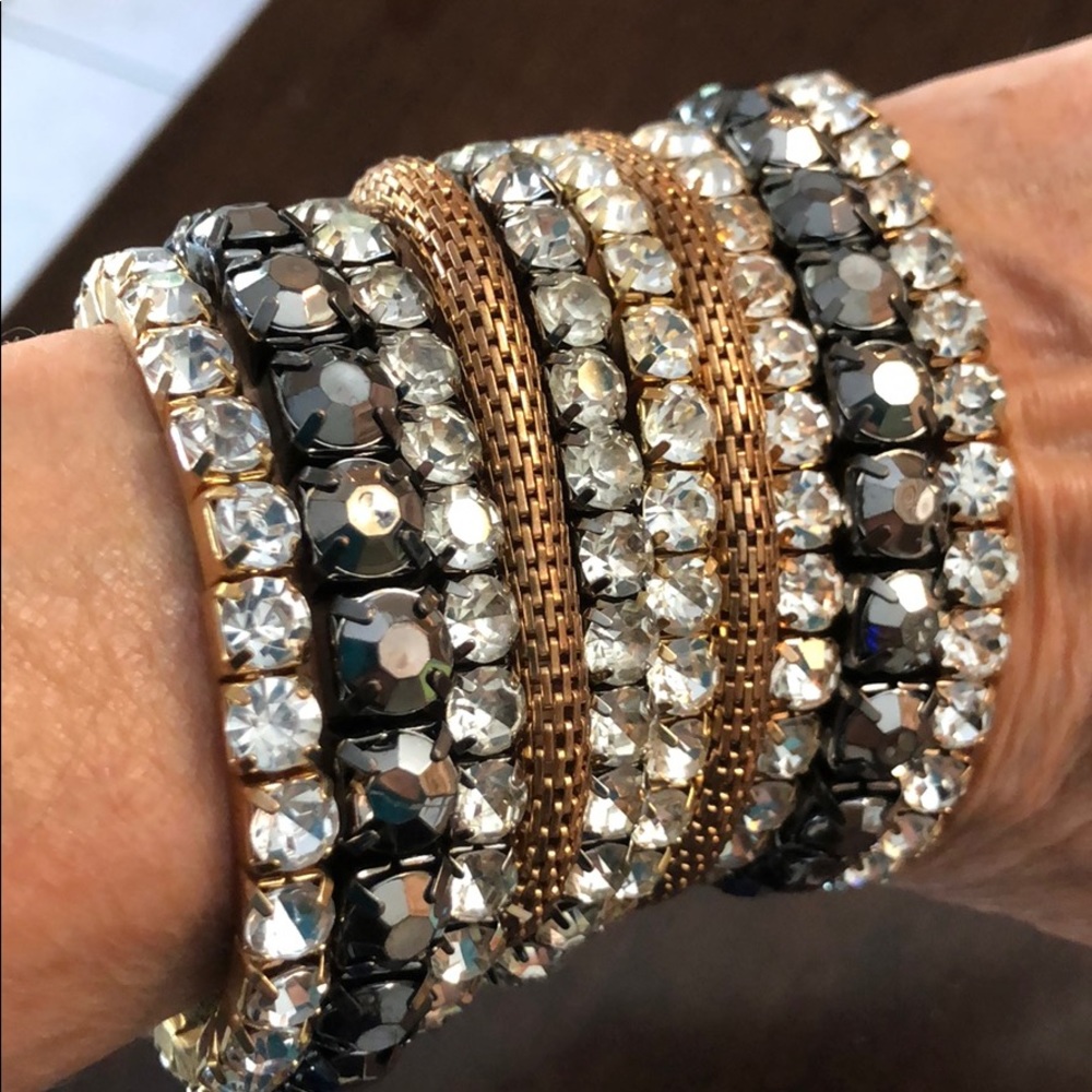 🌞Gorgeous Set of Rhinestone Bracelets👯‍♀️😍 - Picture 6 of 6